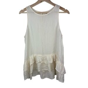 Aerie Tiered Ruffle Racerback Tank Top